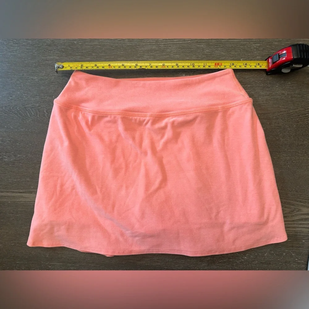 NWOT Beyond Yoga Spacedye Movement Electric Peach Heather Skort Size XS SKU:30 - Picture 7 of 12